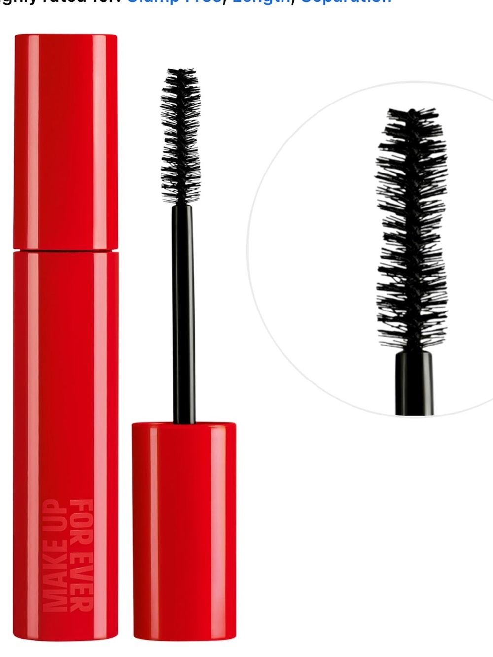 Makeup Forever Black Volumizing Mascara